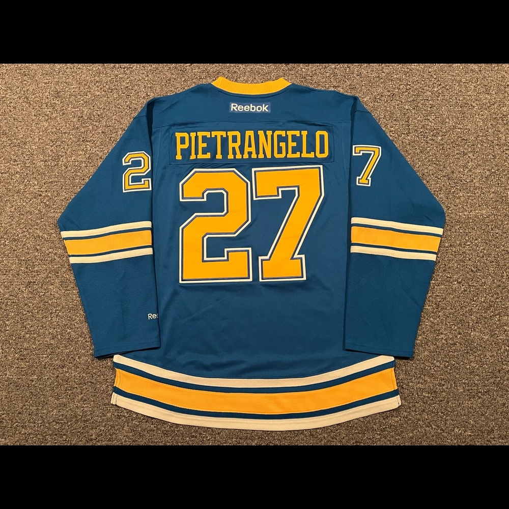 Alex Pietrangelo - St. Louis Blues - 2017 Reebok Winter Classic Jersey sz XL